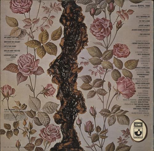 The Grease Band The Grease Band vinyl LP album (LP record) UK G/BLPTH836538