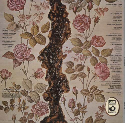 The Grease Band The Grease Band vinyl LP album (LP record) UK G/BLPTH884422