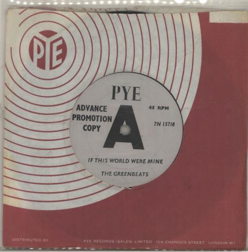 The Greenbeats If This World Were Mine - A Label 7" vinyl single (7 inch record / 45) UK XSO07IF644624