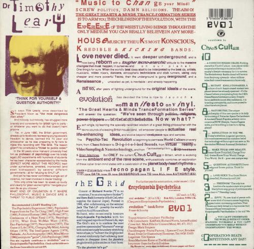 The Grid Origins Of Dance 12" vinyl single (12 inch record / Maxi-single) UK GRI12OR868554