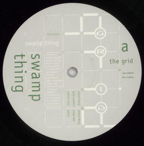 The Grid Swamp Thing 12" vinyl single (12 inch record / Maxi-single) UK GRI12SW107615