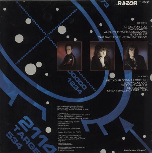 The Grip Be Yourself vinyl LP album (LP record) UK GPILPBE558471
