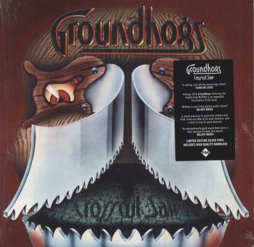 The Groundhogs Crosscut Saw - Silver Vinyl - Sealed vinyl LP album (LP record) UK GHGLPCR844428