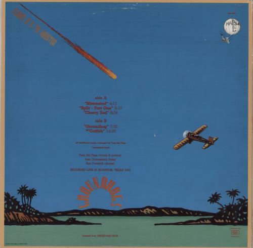 The Groundhogs Flight N�5 To Houston vinyl LP album (LP record) Italian GHGLPFL757948