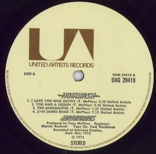 The Groundhogs Hogwash - EX vinyl LP album (LP record) UK GHGLPHO829902