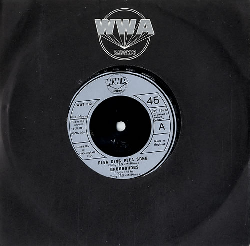 The Groundhogs Plea Sing Plea Song 7" vinyl single (7 inch record / 45) UK GHG07PL618508