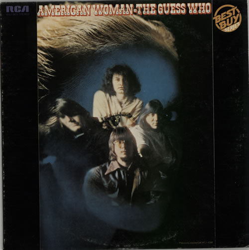The Guess Who American Woman vinyl LP album (LP record) US GUELPAM631795