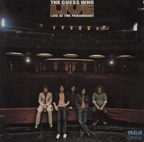 The Guess Who Live At The Paramount vinyl LP album (LP record) US GUELPLI867499