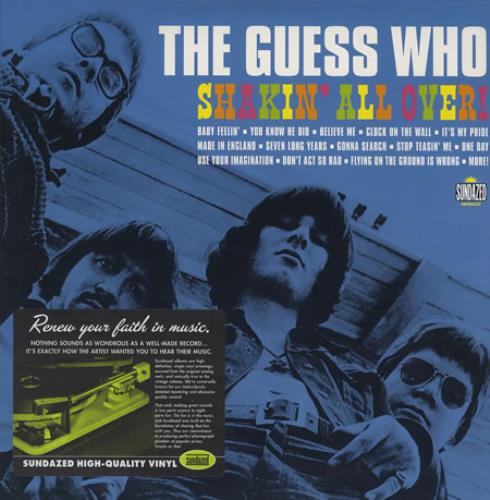 The Guess Who Shakin' All Over 2-LP vinyl record set (Double LP Album) US GUE2LSH357531