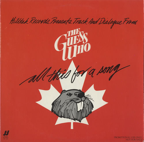 The Guess Who Track And Dialogue From All This For A Song vinyl LP album (LP record) US GUELPTR498555