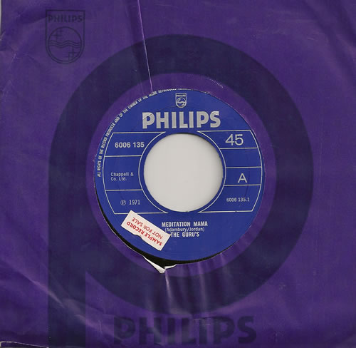 The Guru's Meditation Mama 7" vinyl single (7 inch record / 45) UK GU507ME485942