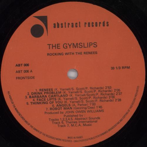 The Gymslips Rocking With The Renees - 1st vinyl LP album (LP record) UK Y2RLPRO820976
