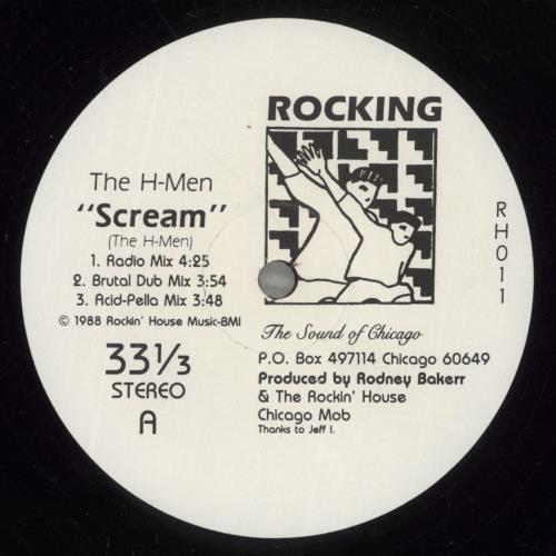 The H-Men Scream 12" vinyl single (12 inch record / Maxi-single) US -OI12SC887959