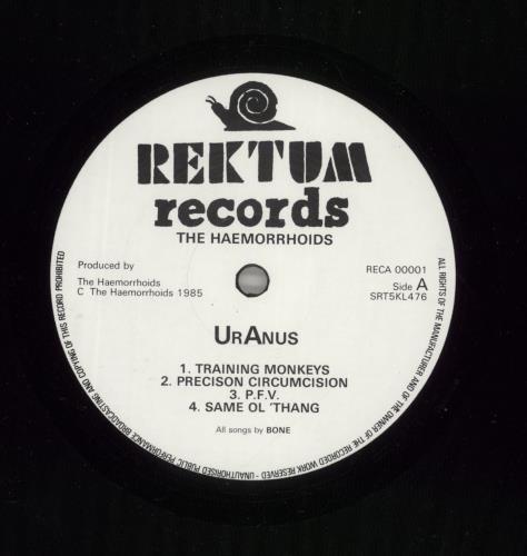 The Haemorrhoids Uranus vinyl LP album (LP record) UK 9KELPUR872683
