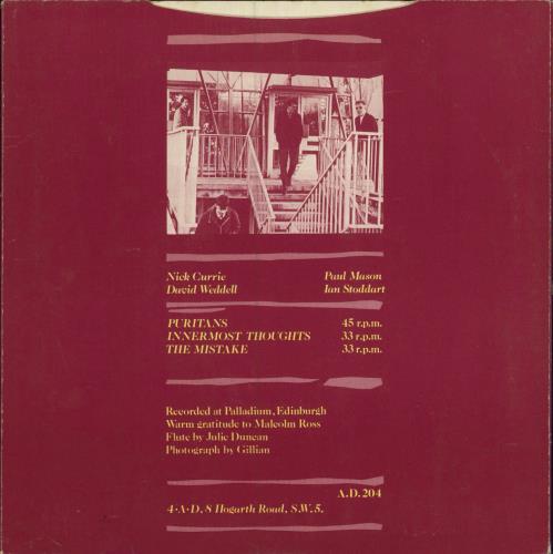 The Happy Family Puritans 7" vinyl single (7 inch record / 45) UK YJ207PU681954