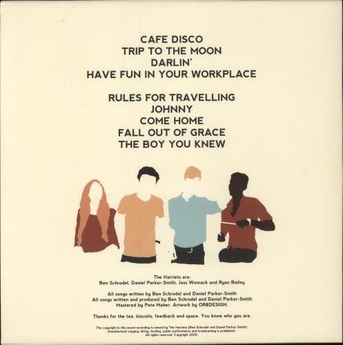 The Harriets Hopefuls - Blue Vinyl vinyl LP album (LP record) UK 9HPLPHO869859