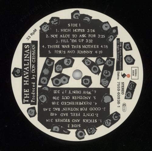 The Havalinas The Havalinas vinyl LP album (LP record) UK VKVLPTH561038