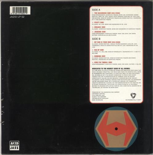 The Hazardous Dub Company Dangerous Dubs Vol. 1 vinyl LP album (LP record) UK Y5GLPDA709745
