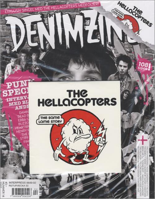 The Hellacopters The Same Lame Story CD single (CD5 / 5") Swedish HCPC5TH416430