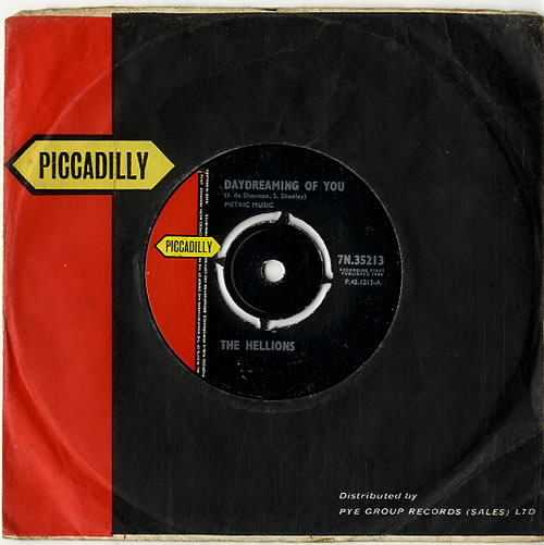 The Hellions Daydreaming Of You 7" vinyl single (7 inch record / 45) UK W-G07DA627437