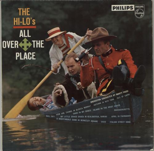 The Hi-Lo's All Over The Place vinyl LP album (LP record) UK T8ZLPAL752922