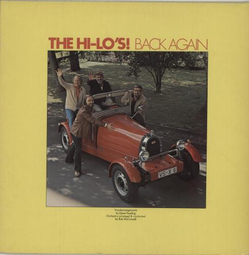 The Hi-Lo's Back Again vinyl LP album (LP record) Dutch T8ZLPBA687988