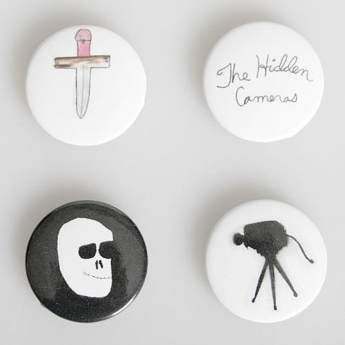 The Hidden Cameras Set Of 4 Badges badge UK HICBGSE486108