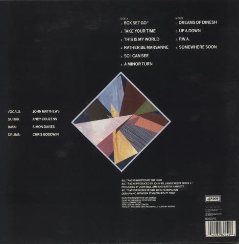 The High Somewhere Soon vinyl LP album (LP record) UK HIGLPSO272529