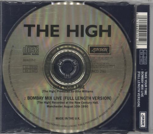 The High Take Your Time CD single (CD5 / 5") UK HIGC5TA74191