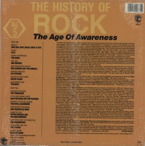 The History Of Rock The History Of Rock Vol 5 vinyl LP album (LP record) South African UYQLPTH753844