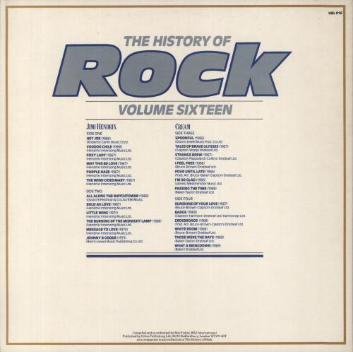 The History Of Rock The History Of Rock Volume Sixteen 2-LP vinyl record set (Double LP Album) UK UYQ2LTH415061