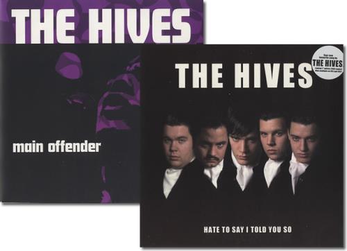 The Hives Collection Of 3 x 7" Vinyl Singles 7" vinyl single (7 inch record / 45) UK HVE07CO412811