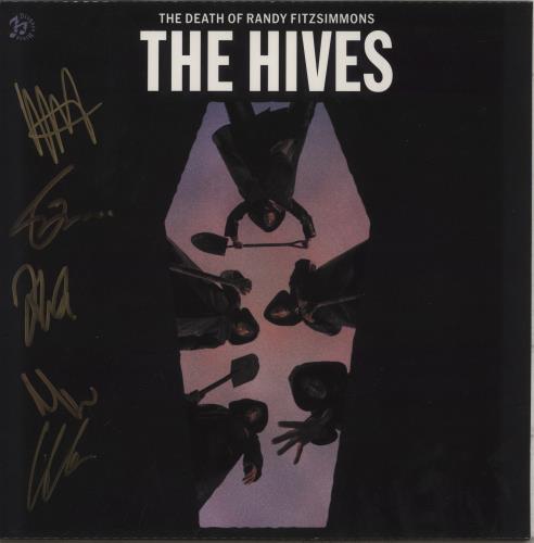 The Hives The Death Of Randy Fitzsimmons - Autographed vinyl LP album (LP record) UK HVELPTH881419