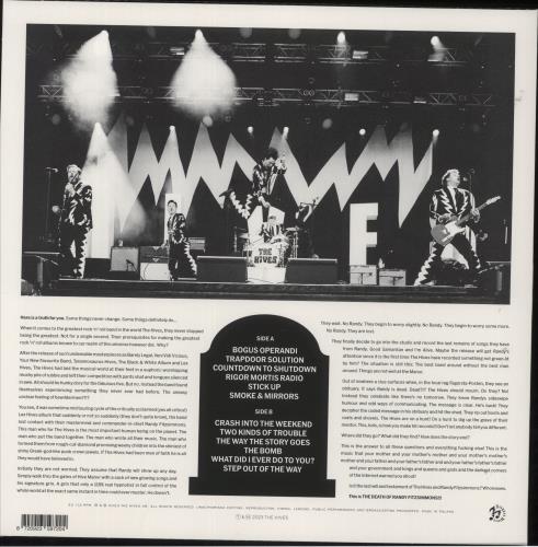 The Hives The Death Of Randy Fitzsimmons - Autographed vinyl LP album (LP record) UK HVELPTH881419