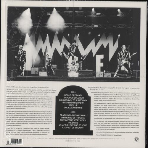 The Hives The Death Of Randy Fitzsimmons - Cream Vinyl - Autographed vinyl LP album (LP record) UK HVELPTH881418