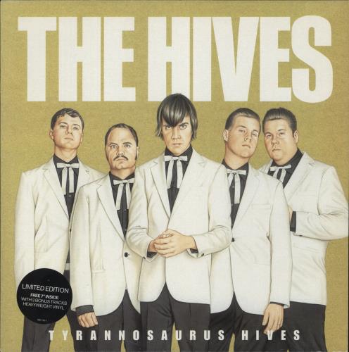 The Hives Tyrannosaurus Hives + 7" - EX vinyl LP album (LP record) UK HVELPTY876533