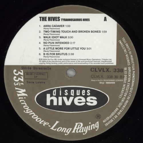 The Hives Tyrannosaurus Hives + 7" - EX vinyl LP album (LP record) UK HVELPTY876533