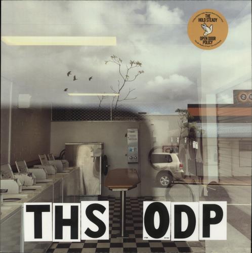 The Hold Steady Open Door Policy - Peach Vinyl vinyl LP album (LP record) UK UUILPOP872800