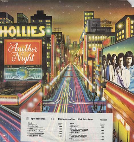 The Hollies Another Night vinyl LP album (LP record) US HLLLPAN333465