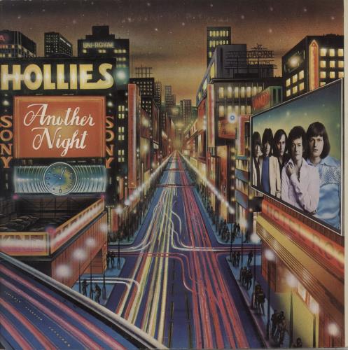 The Hollies Another Night vinyl LP album (LP record) Singapore HLLLPAN883849