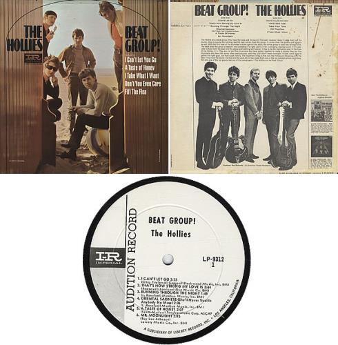 The Hollies Beat Group! vinyl LP album (LP record) US HLLLPBE326057