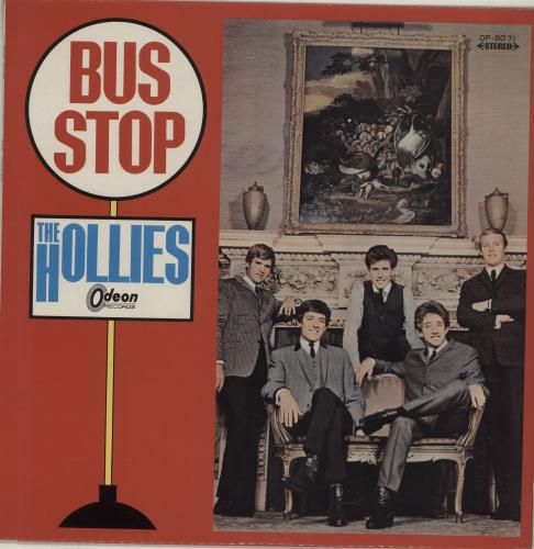 The Hollies Bus Stop - Red Vinyl vinyl LP album (LP record) Japanese HLLLPBU688024