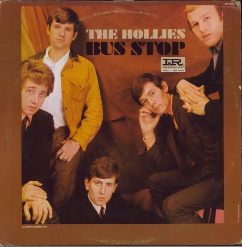 The Hollies Bus Stop-VG/EX vinyl LP album (LP record) US HLLLPBU786227