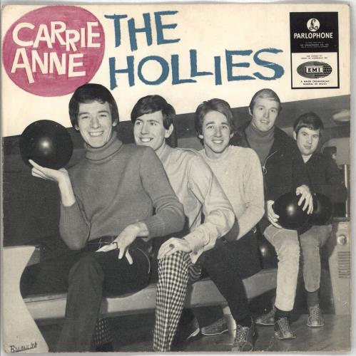 The Hollies Carrie Anne EP 7" vinyl single (7 inch record / 45) Portuguese HLL07CA727718