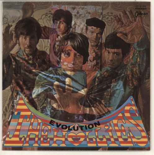 The Hollies Evolution - Red Vinyl vinyl LP album (LP record) Japanese HLLLPEV729786