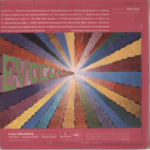 The Hollies Evolution - VG vinyl LP album (LP record) UK HLLLPEV568730