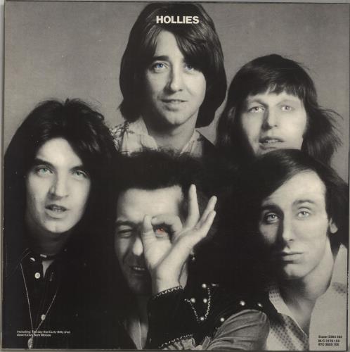 The Hollies Hollies + Insert - Stickered Sleeve vinyl LP album (LP record) UK HLLLPHO695205