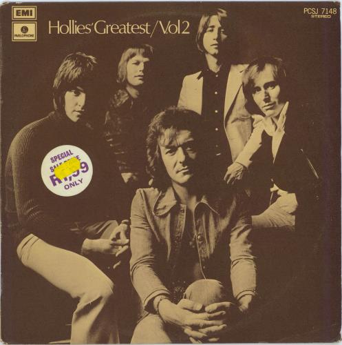 The Hollies Hollies' Greatest Vol. 2 vinyl LP album (LP record) South African HLLLPHO778405