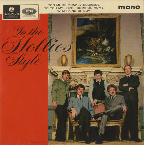 The Hollies In The Hollies Style EP 7" vinyl single (7 inch record / 45) UK HLL07IN255617