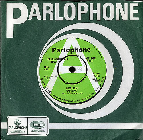 The Hollies Listen To Me - A Label 7" vinyl single (7 inch record / 45) UK HLL07LI588580